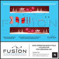 N Scale Metra Operation North Pole 2019 F40PH Locomotive Wrap Decal Set Fusion Scale Graphics