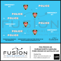 1/24th Scale Durham North Carolina Crown Vic 114 Police Car Decal Set Fusion Scale Graphics