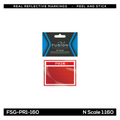 N Scale Passenger Car Red Reflective Markings Set Fusion Scale Graphics