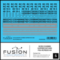 S Scale RCPE Covered Hopper Patch Decal Set Fusion Scale Graphics