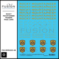 O Scale Rocky Mountaineer Modern Passenger Cars Decal Set - Front Range Hobbies