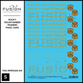 S Scale Rocky Mountaineer Modern Passenger Cars Decal Set Fusion Scale Graphics
