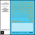 S Scale Rocky Mountaineer Modern Locomotives Decal Set Fusion Scale Graphics
