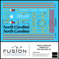 G Scale 1:32 North Carolina EMD F59PH Locomotive Decal Set Fusion Scale Graphics