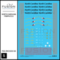 S Scale North Carolina DOT EMD F59PH/CCU Decal Set Fusion Scale Graphics