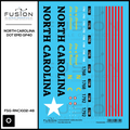 O Scale North Carolina DOT EMD GP40 Locomotive Decal Set Fusion Scale Graphics