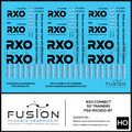 HO Scale RXO Connect Trucking 53' Trailers Decal Set Fusion Scale Graphics