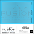 Metallic Silver 0.75mm Wide Gold Stripe Decal Set Fusion Scale Graphics