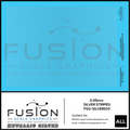 Metallic Gold 0.25mm Wide Siilver Stripe Decal Set Fusion Scale Graphics