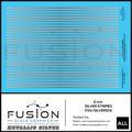 Metallic Silver 2mm Stripe Decal Set Fusion Scale Graphics