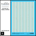 S Scale Southern Railway 18" Diesel Locomotive Striping Decal Set Fusion Scale Graphics