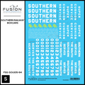 S Scale Southern Railway Boxcars Decal Set Fusion Scale Graphics