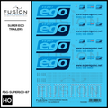HO Scale Super Ego Semi Truck Trailer Decal Set Fusion Scale Graphics