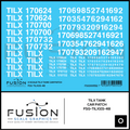 O Scale TILX Tank Car Patch Decal Set