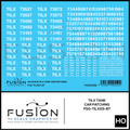 HO Scale TILX Tank Car Patch Decal Set