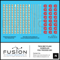 N Scale TROX Recycling Gondolas Decal Set Fusion Scale Graphics