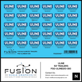 N Scale ULINE 53' Trailers Decal Set Fusion Scale Graphics