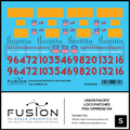 S Scale Union Pacific Locomotive Patching Decal Set Fusion Scale Graphics