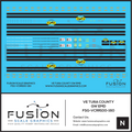 N Scale Ventura County GW Railroad EMD Locomotives Decal Set Fusion Scale Graphics