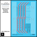 S Scale VRE Virginia Railway Express Blue Top Pullman BiLevel Decal Set Fusion Scale Graphics