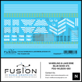 N Scale Wheeling & Lake Erie Blue SD40-2 Locomotives Decal Set