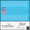 HO Scale Wisconsin & Southern WSOR BiLevel Passenger Cars Decal Set - Front Range Hobbies