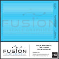 HO Scale WSOR Wisconsin and Southern White Stripes Decal Set Fusion Scale Graphics