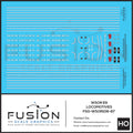 HO Scale WSOR Wisconsin and Southern E9 E9A E9B Locomotives Decal Set Fusion Scale Graphics