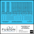 HO Scale Wisconsin & Southern WSOR Black Freight Car Patching Decal Set V1 Fusion Scale Graphics