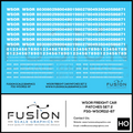 HO Scale Wisconsin & Southern WSOR White Freight Car Patching Decal Set V2 Fusion Scale Graphics