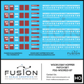 HO Scale Wisconsin & Southern WSOR 2 Bay Hoppers Freight Car Patching Decal Set - Front Range Hobbies