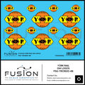 O Scale York Rail GW Logos Decal Set Fusion Scale Graphics