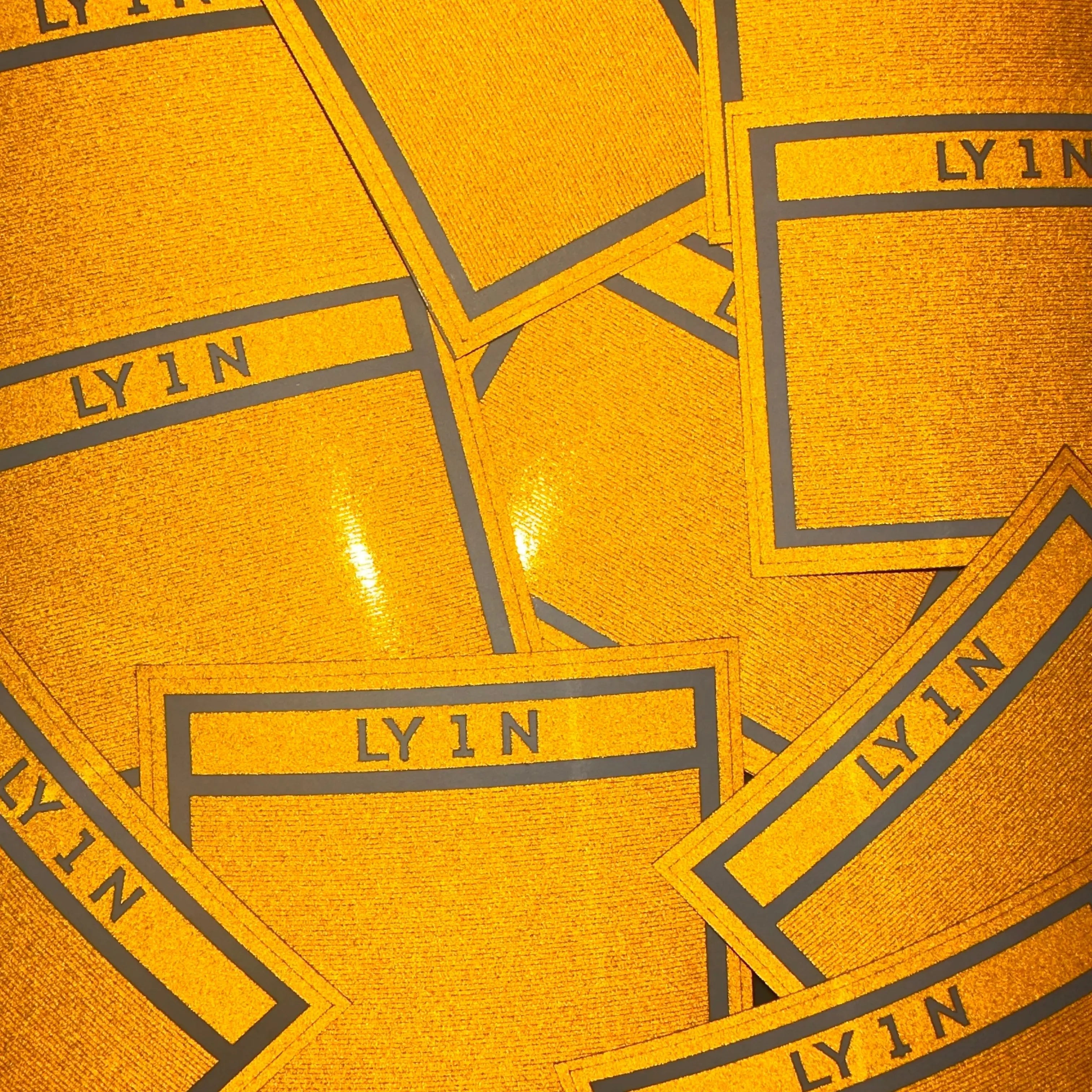 N Scale Railroad Locomotive Yellow Reflective Sill Stripes Set Fusion Scale Graphics