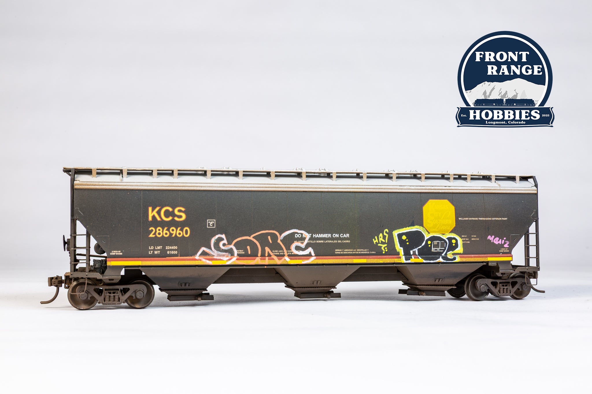 ScaleTrains Operator HO Scale Gunderson 5188 Covered Hopper, Kansas City Southern/Belle #286960