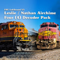 ESU LokSound V5 - Leslie / Nathan Airchime Horn Pack - Four (4) Decoder Pack