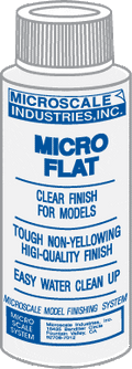 Microscale Micro Coat Flat Clear Finish 1oz Fusion Scale Graphics