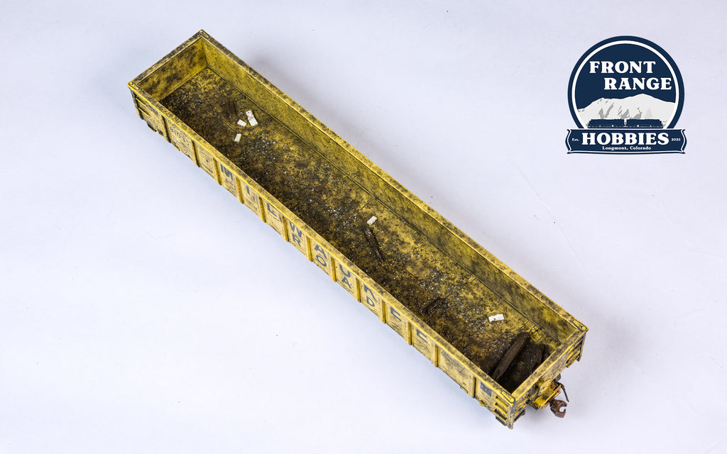 Walthers Mainline HO 53' Railgon Gondola, Milwaukee Road #81037 (Weathered)