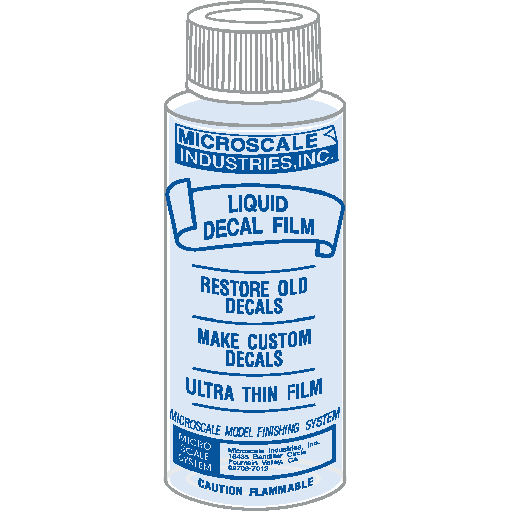 Microscale Liquid Decal Film 1oz Fusion Scale Graphics