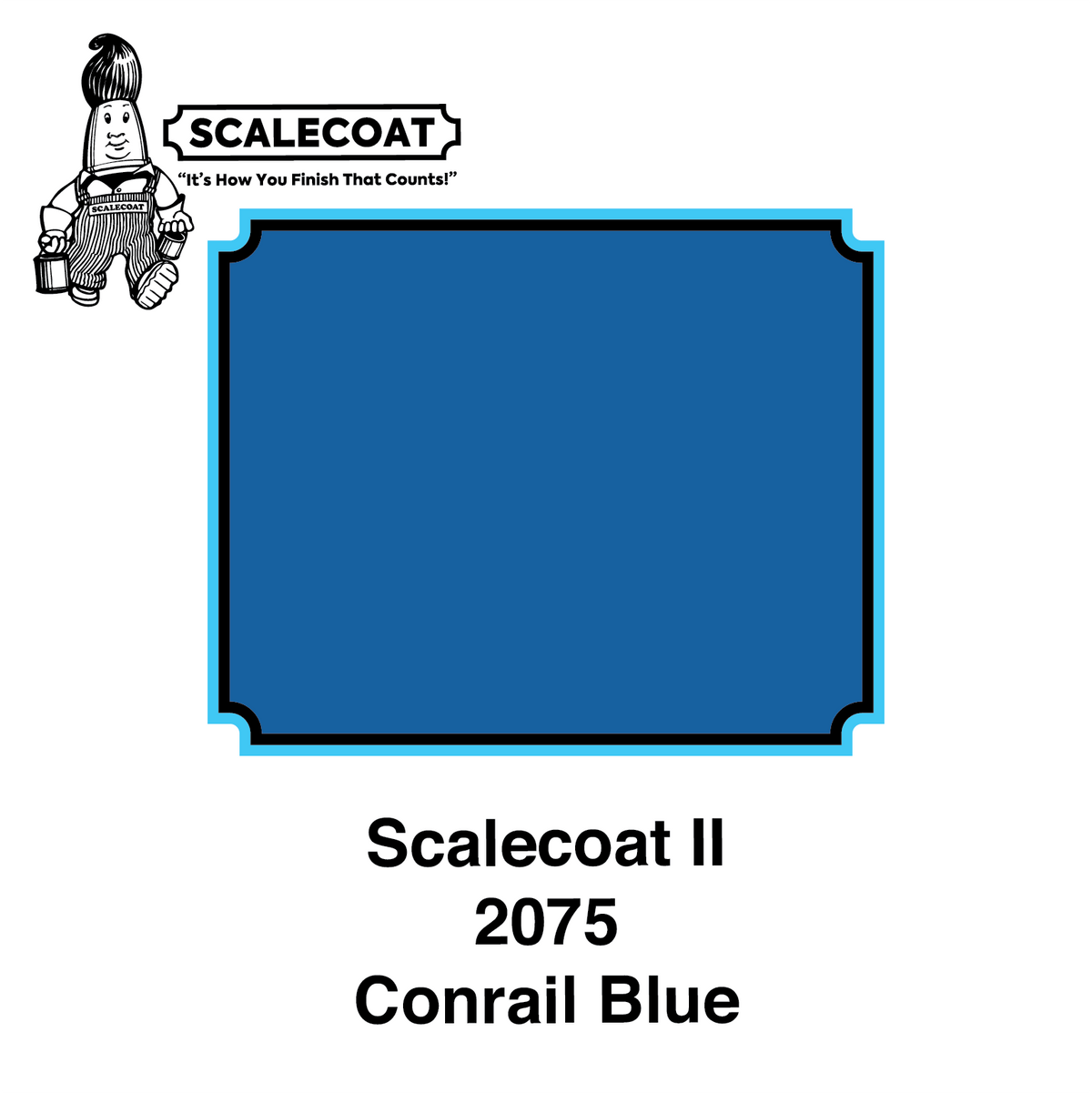 Scalecoat II Conrail Blue 1oz - 2075