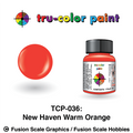 Tru Color Paint New Haven Warm Orange 1oz - TCP036