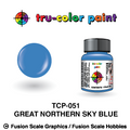 Tru Color Paint Great Northern Big Sky Blue 1oz - 051