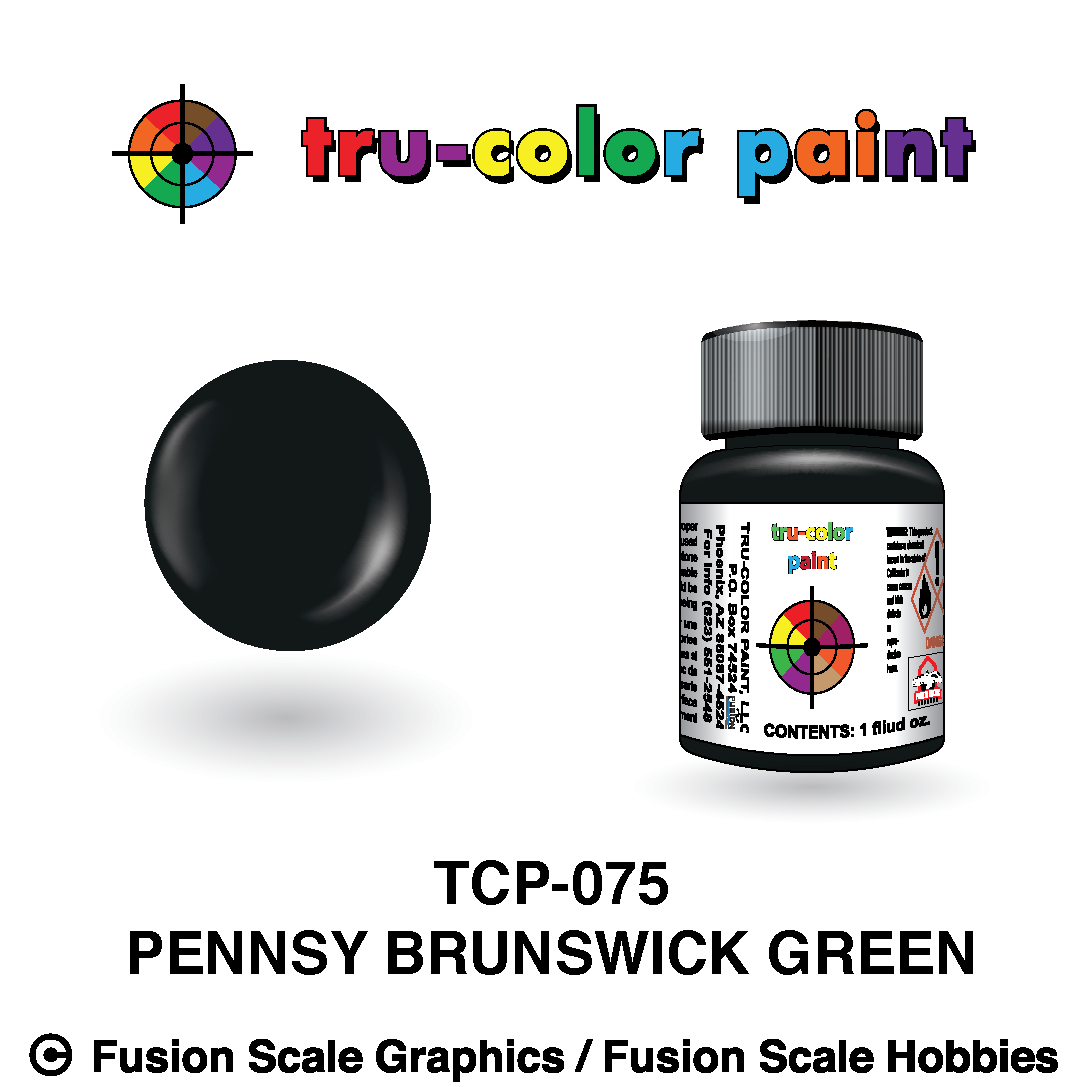 Tru Color Paint PRR Brunswick Green 1oz - 075