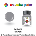 Tru Color Paint Silver 1oz Bottle - 077