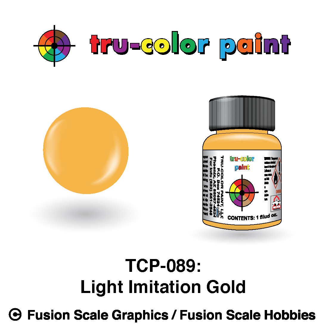 Tru Color Paint Light Imitation Gold 1oz - 089