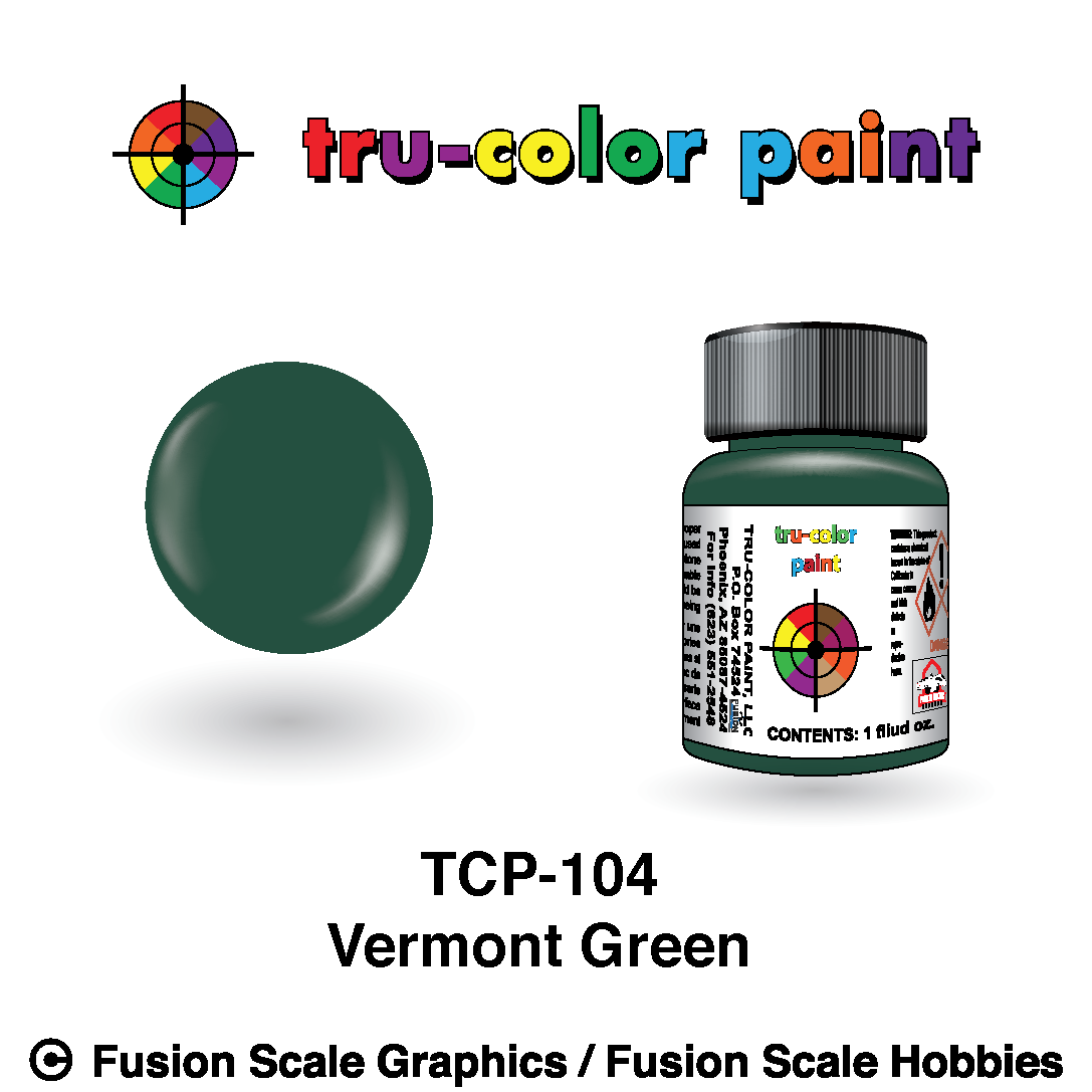 Tru Color Paint Vermont Green 1oz - 104
