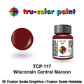 Tru Color Paint Wisconsin Central Maroon 1oz - 117