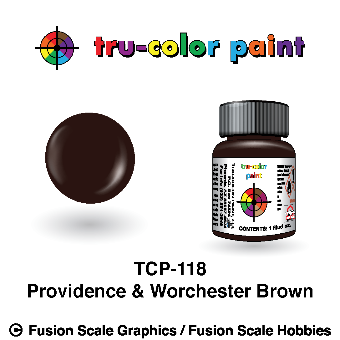 Tru Color Paint Providence & Worchester Brown 1oz - 118