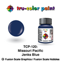 Tru Color Paint Missouri Pacific Jenks Blue 1oz - 120