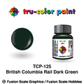 Tru Color Paint British Columbia Rail Dark Green 1oz - 125