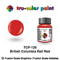 Tru Color Paint British Columbia Rail Red 1oz - 126